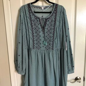 Bohemian Blue Dress